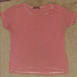 Brandy Melville - Red and white shirt